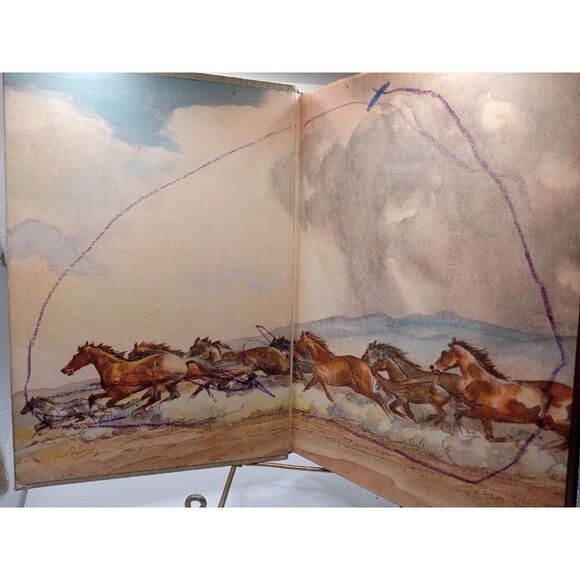 The Red Pony John Steinbeck 1945 1st Illustrated Edition Vintage Children's Book - Picture 2 of 9